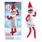 The Elf on the Shelf Blue Eyed Spanish Girl Scout Elf with Claus Couture Collection Tiny Tinsel Dress