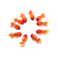 an_Shop 10 Pcs Goldfish Miniature DIY Artificial Accessories Decorations Scale 1:12 Thai Clay Figurine Mini Decorative Craft Dollhouse Making