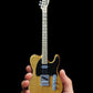Axe Heaven FT-001 Fender Telecaster Butterscotch Blonde Miniature Guitar