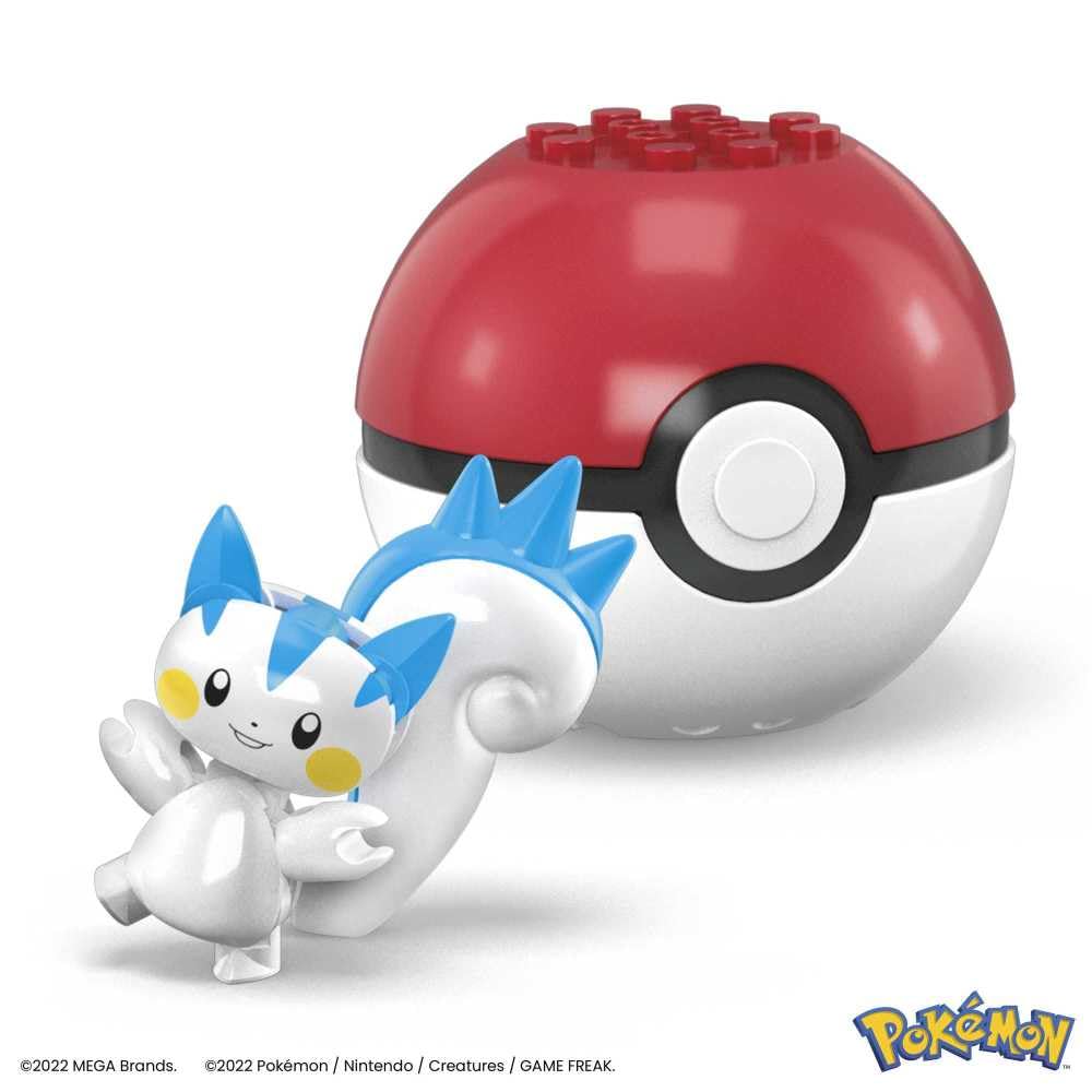 Mega Pokemon Series 17 Pachirisu Figure Building Set with Poke Ball