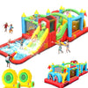 Giant 29FT Wate Slide Bounce House Detachable (15.3+13.5FT) Combo, Obstacle Course & Waterslide, Tunnel/Jumping Area/Spalish Pool, Bouncy Castle