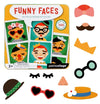 Petit Collage Funny Face Magnetic Travel Play Set - Fun Game for Families, Ideal for 2-4 Players, Ages 4+ - Travel Game for Kids with Handy Portable