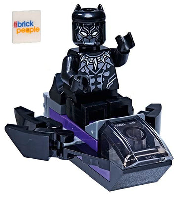 LEGO Marvel Superheroes: Black Panther Minifigure with Royal Talon Fighter and Black Cape