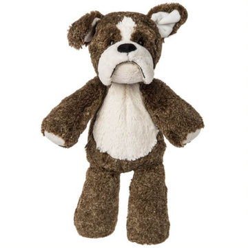 Mary Meyer Stuffed Animal Marshmallow Zoo Plush Soft Toy, 13-Inches, Bradley Bulldog