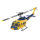 Joponnydiy C032 UH-1 Huey RC Helicopter for Adults, 1/48 Scale 2.4G 6CH Flybarless Remote Control Military Helicopter, 3D Stunt Flight