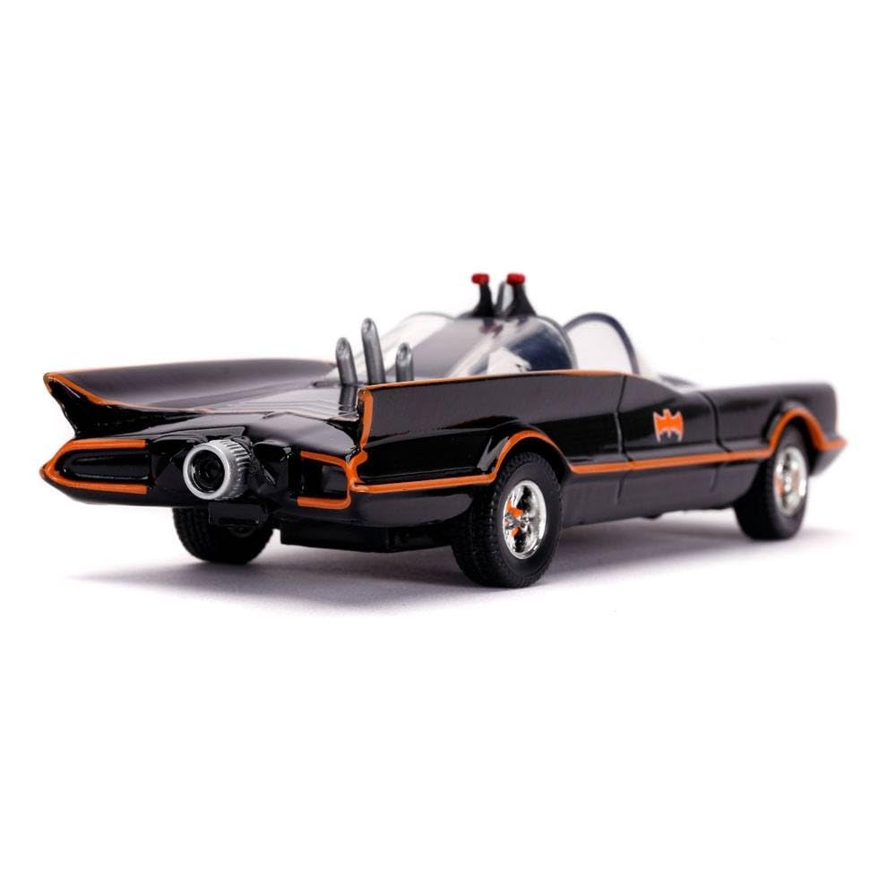 Jada Toys DC Comics 1:32 Classic TV Series 1966 Batmobile Die-cast Car with Batman Figure, Toys for Kids and Adults