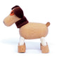 Dog Wooden Animal Toys for Toddler, Fun and Posable Wooden Farm Toy, Wooden Toys, Wood Farm Animals, Early Education Boys and Girl, Bendable Figures