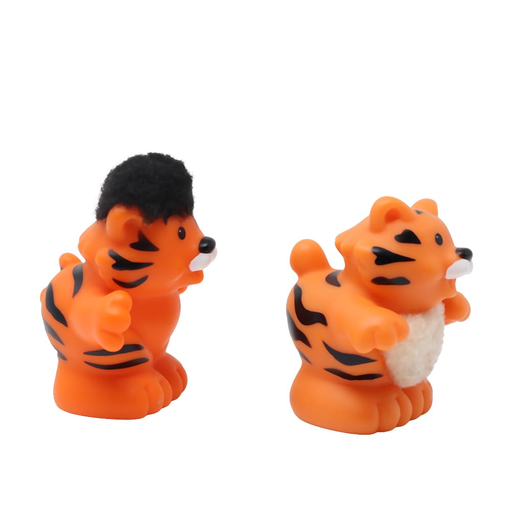 Fisher-Price Replacement Parts for Collectible Little People Noah's Ark, Zoo or Circus Playset K0725 - Replacement Orange and Black Stripe Tiger