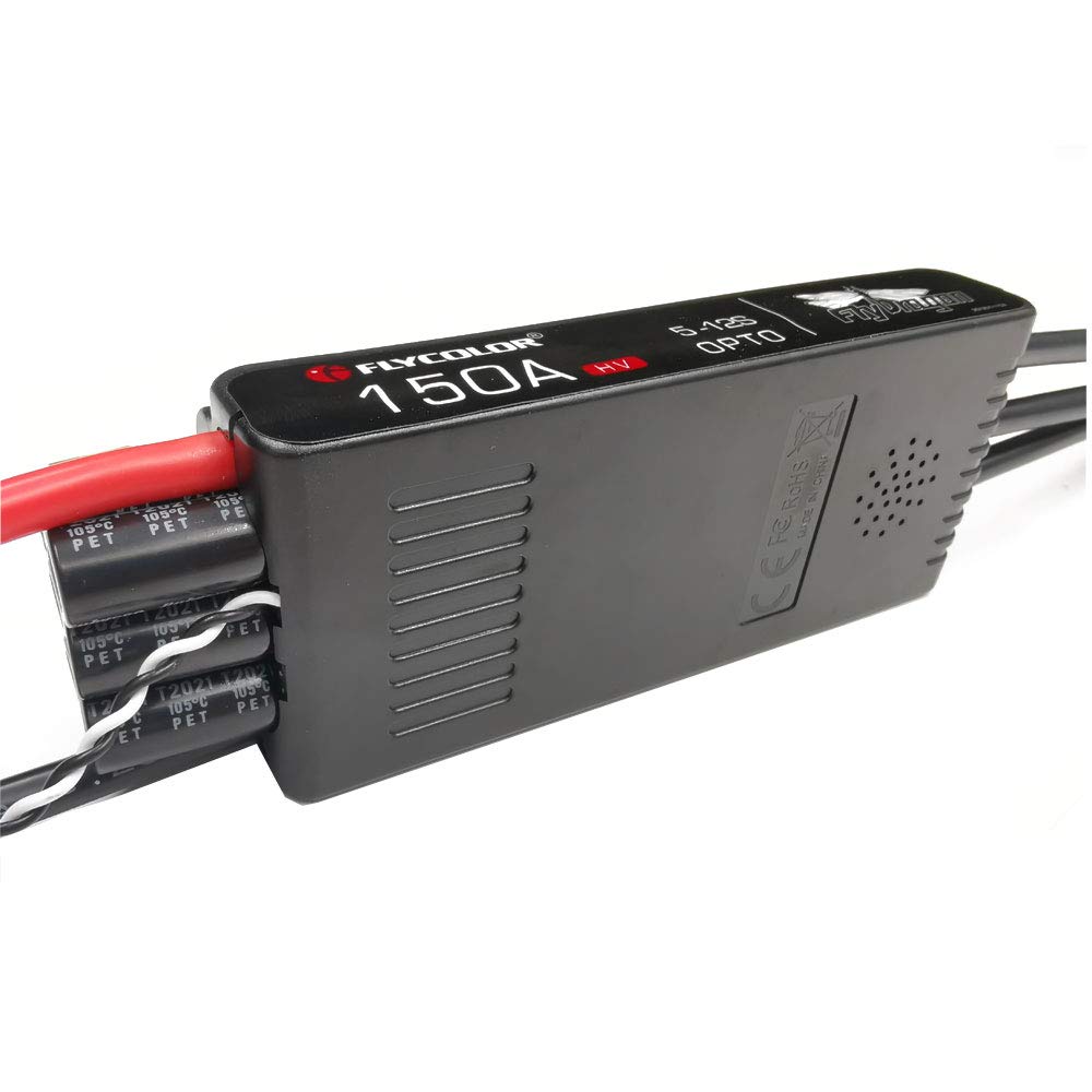 Flycolor FlyDragon 150A ESC 5-12S HV OPTO for RC Hobby Model Aircraft Helicopter Electronic Speed controll for 105 / 120mm JP EDF Motor
