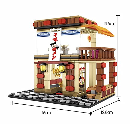 General Jim's Japanese Restaurant Urban Dining Experience Building Building Blocks Modular City Set