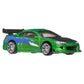 Hot Wheels - Premium - 1995 Mitsubishi Eclipse - JHW68 - HNW46 - Fast & Furious 1/5 - Real Riders - Premium Card - Green - Official Licensed Model