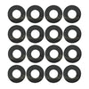 Billiard Evolution Set of 16 Black Nylon Washers for Foosball Table - Fit 5/8" Foosball Rods