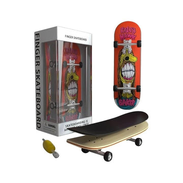 Lently Wood Fingerboards, Mini Fingerboards, 99mmL*29mmW (Big Mouth Cute Dragon) (Bucktooth)