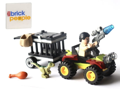 LEGO Jurassic Park: Baby Dino Transport with Vic Hoskins Patrol - Building Set - 1 Piece - Ages 6+