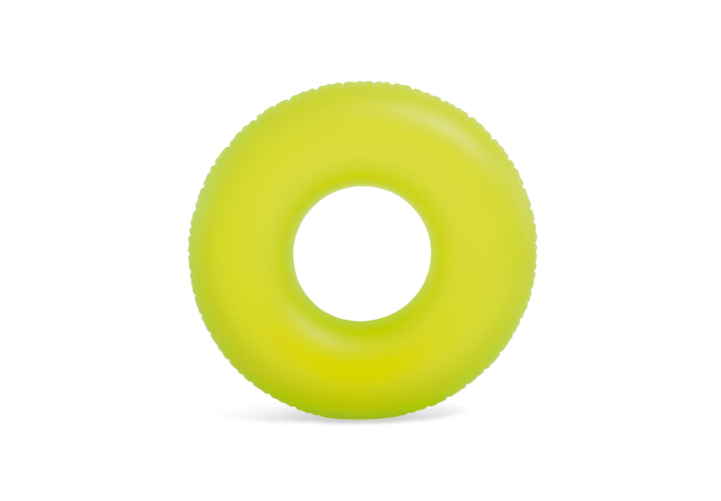 INTEX Inflatable Neon Frost Tube: 36" Diameter - 132lb Weight Capacity - One Tube - Color May Vary