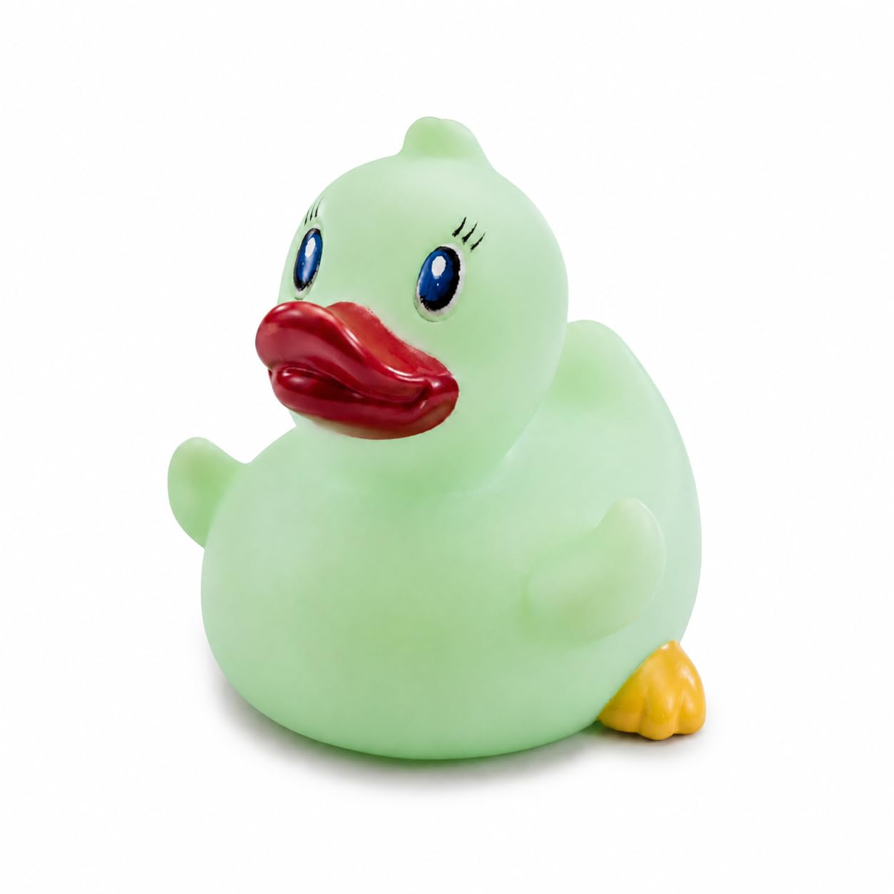 DUCKY CITY 3" Glow in The Dark Rubber Duck [Sealed Hole, Floats Upright] - Baby Safe Bathtub Bathing Toy