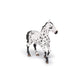 Papo - Realistic Black Appaloosa Horse Figure Toy for Kids - Ages 3+ - Horses and Ponies Collection - Educational Play Horse Riding - Gift Idea Toy