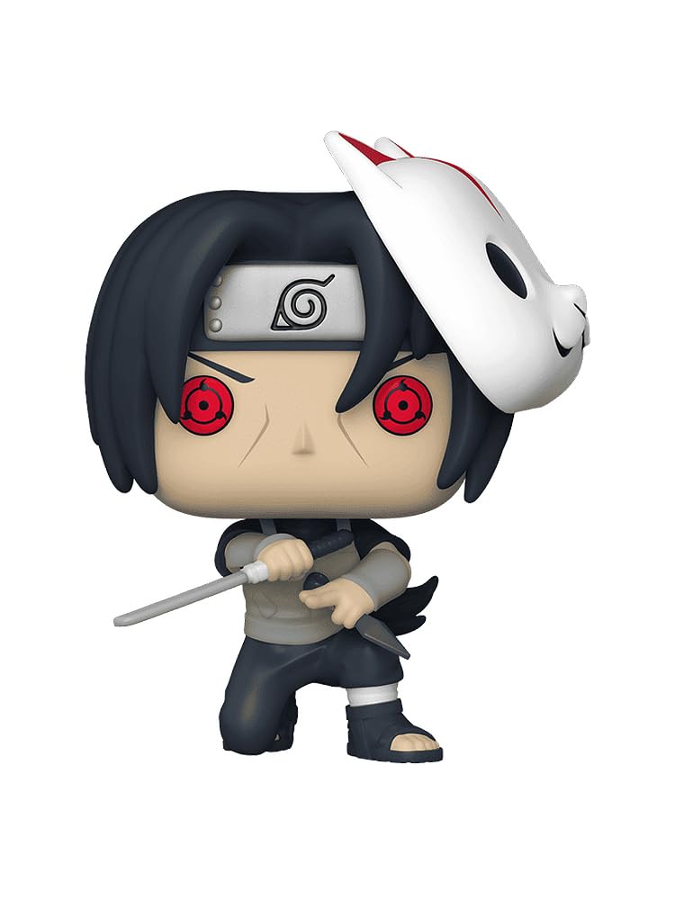 Funko Pop! Anime: Naruto Shippuden - Anbu Itachi Unmasked Limited Edition Exclusive Vinyl Figure Bundled with Box Protector