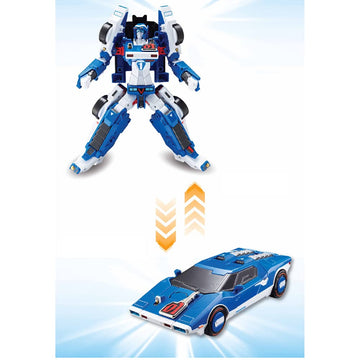 With Molly Tobot V Tachyon Robot transforms into a car 8.6(W) x3.5(H) x11(D) in