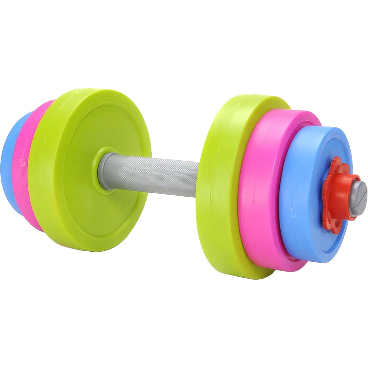 PowerTRC Fun and Colorful Dumbbell for Kids - Adjustable Weights - Fill Weights with Water or Sand - Beach Toys