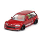 Kaido House Honda Civic (EF) Kaido Works V2 by Mini GT in Red 156 Diecast 1:64