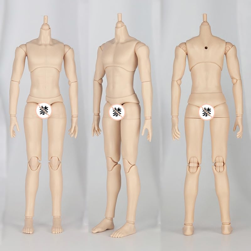 XiDonDon YMY23 YMY25 Male Body for Jointed SD BJD Doll ob22,ob24 GSC Replacement Body Dolls Accessories (25 Suntan)