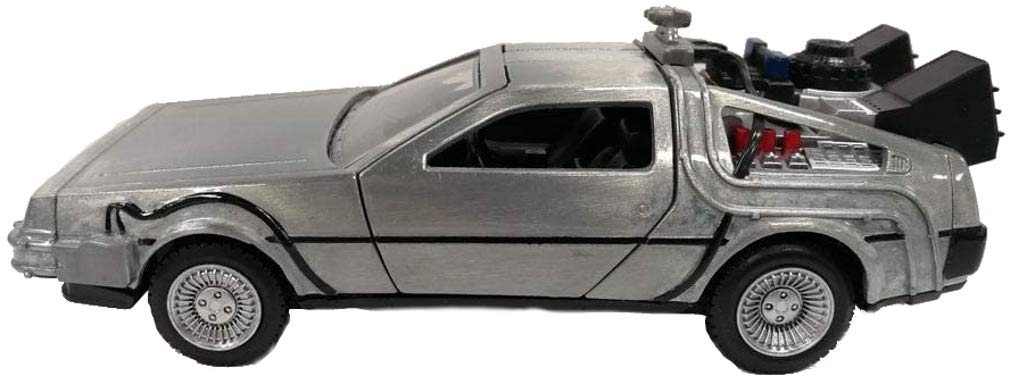 Jada Toys Back to The Future Time Machine 1:32 Die-cast Car, Toys for Kids and Adults