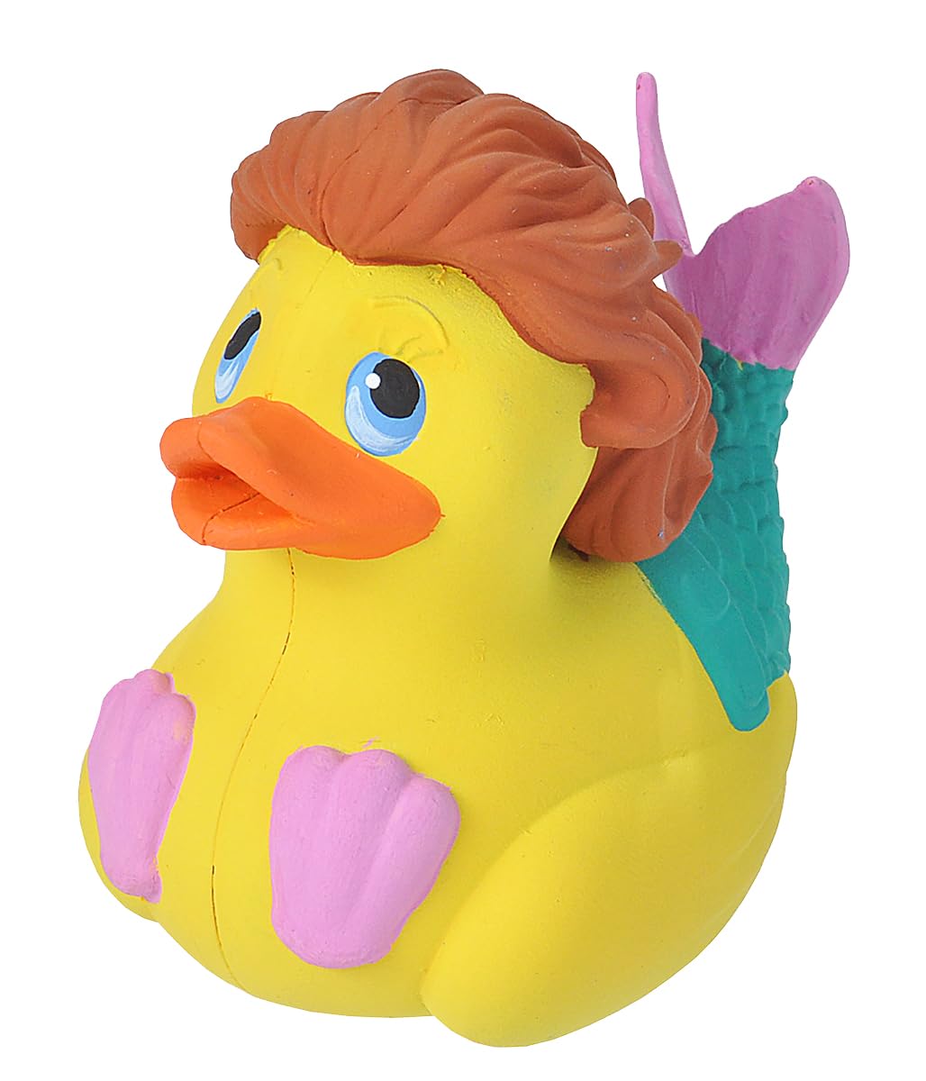 Wild Republic Rubber Duck Mermaid - 4"