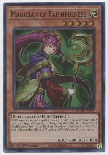 Magician of Faithfulness - DUNE-EN098 - Super Rare - 1st Edition
