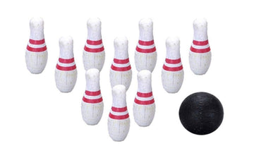 Dollhouse Miniature Bowling Set