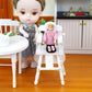 SXFSE Dollhouse Decoration Accessories, Dollhouse Furniture Dining Chair Miniature Living Room Pretend Play Toy