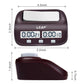 LEAP Chess Clock Digital Chess Timer Professional for Board Games Timer with Alarm Function (Official Store) Brownish Red