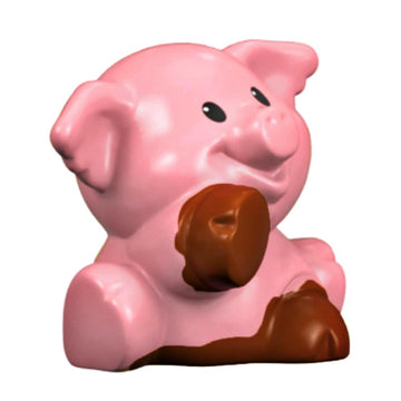 Replacement Part for Fisher-Price Little People Playset - DWC31 ~ Pink Pig with Muddy Foot ~ Caring for Animals Farm ~ Works Great with Any