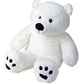 Stuffems Toy Shop Make Your Own Stuffed Animal 16" Tundra the Polar Bear - No Sew - Kit with Cute Backpack!