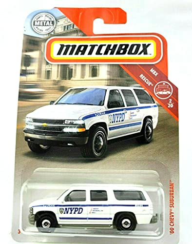 Matchbox '00 Chevy Suburban (White) - MBX Rescue 2/20