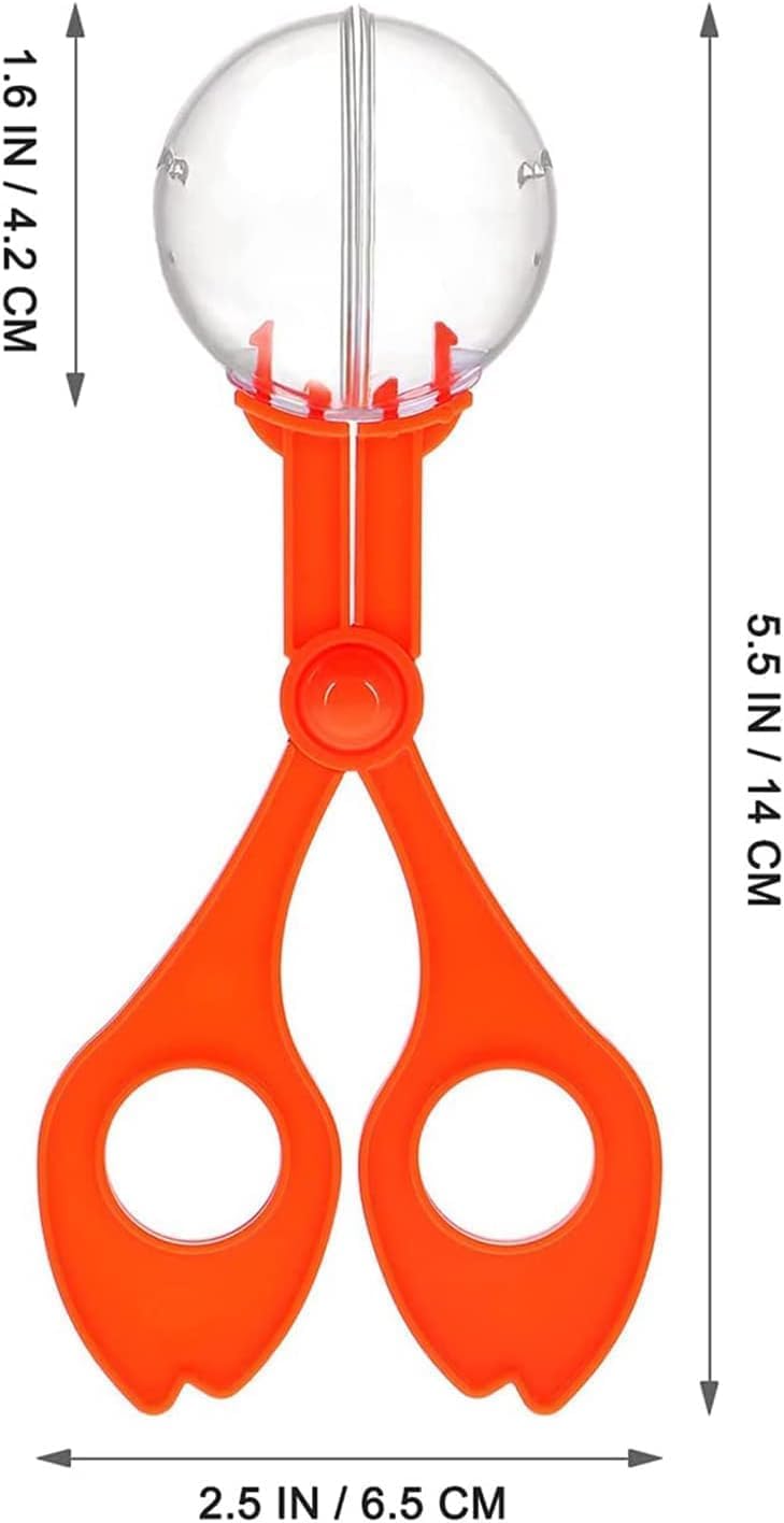 Juroicessry 2-Pack Nature Exploration Tools - Ergonomic Scoopers and Clamps for Field Research and Outdoor Activities, Durable Plastic Design