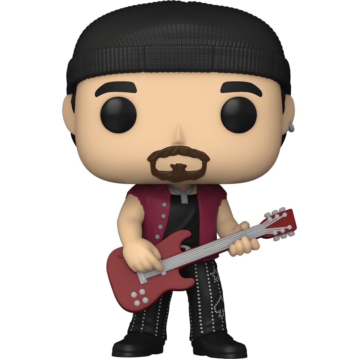Funko The Edge: P o p ! Rocks Vinyl Figurine Bundle with 1 Compatible 'ToysDiva' Graphic Protector (272-64034 - B)