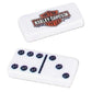 Harley-Davidson Oil Can Bar & Shield Domino Set, Durable Polyester Resin 66919