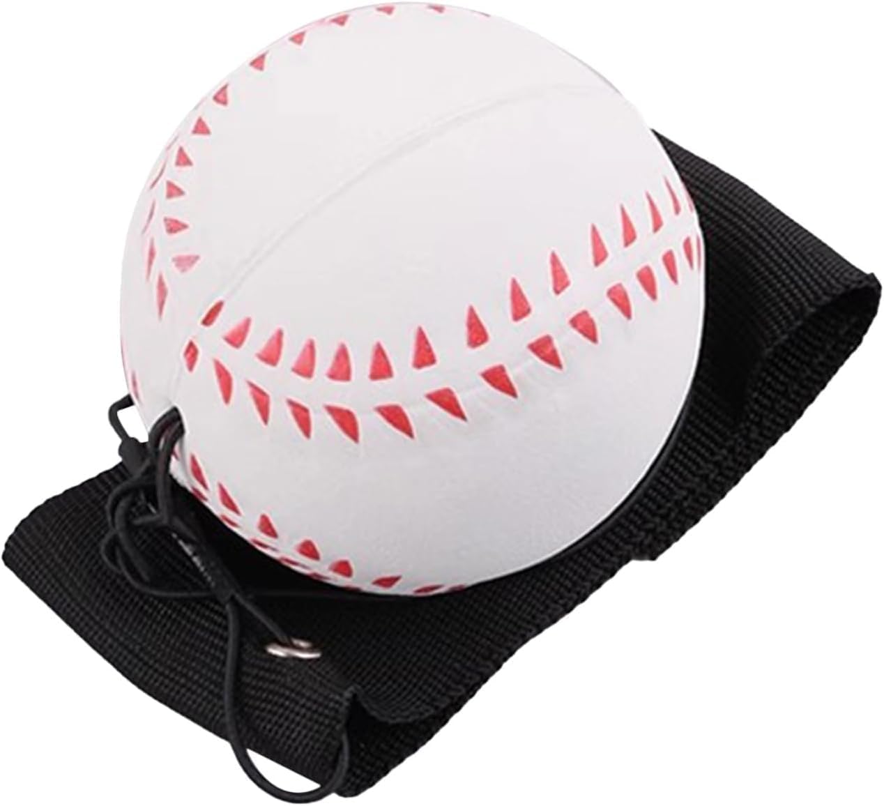 WNHNO Sports Wrist Return Ball, Baseball with Elastic String, Exercise and Play, Sports Reaction Balls (White)