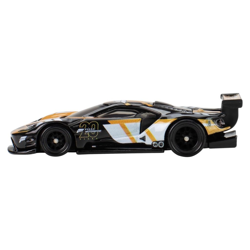 Hot Wheels Premium Pop Culture Forza 2016 Ford GT Race/Course 1:64 Scale Die-Cast Car, Metal Body & Real Riders Tires, Collector Vehicle JBL67