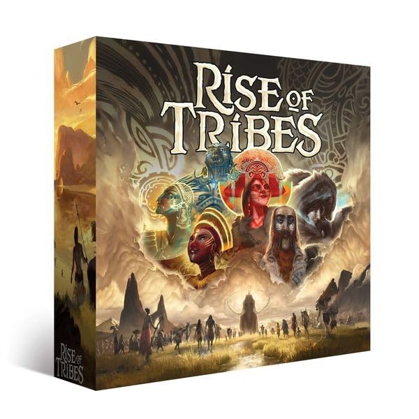Rise of Tribes Strategy Board Game - Build, Explore, Dominate - Perfect for Family Game Nights and Board Game Enthusiasts