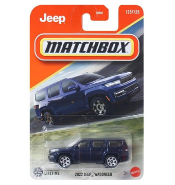Matchbox 2022 Jeep Wagoneer [Dark Blue] 125/125, 1:64 Scale Diecast Toy Vehicle