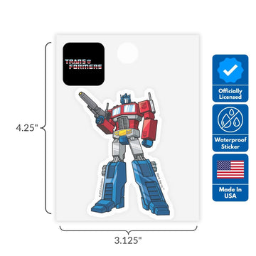 Transformers® 3-Pack Sticker Bundle - Waterproof Stickers for Water Bottles and Laptops (3-Pack)