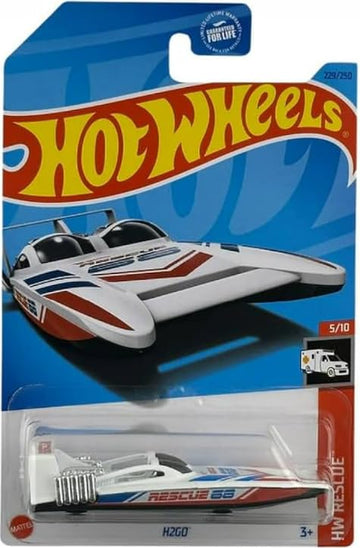 Hot Wheels Utility & Emergency Random 5 Pack! Assorted Variety Mystery Bundle, No Duplicates! [Styles May Vary!] (Police Cars, Firetrucks, Trains