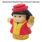 Little People Replacement Part for Fisher-Price Christmas Nativity Playset 77620 - Replacement Wiseman Figure Dressed in Red