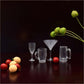 4Pcs Clear Glass Dollhouse Miniature Drinking Set, 1/12 Scale Wine Cocktail Glasses, Beer Mug Stein for Kitchen Bar