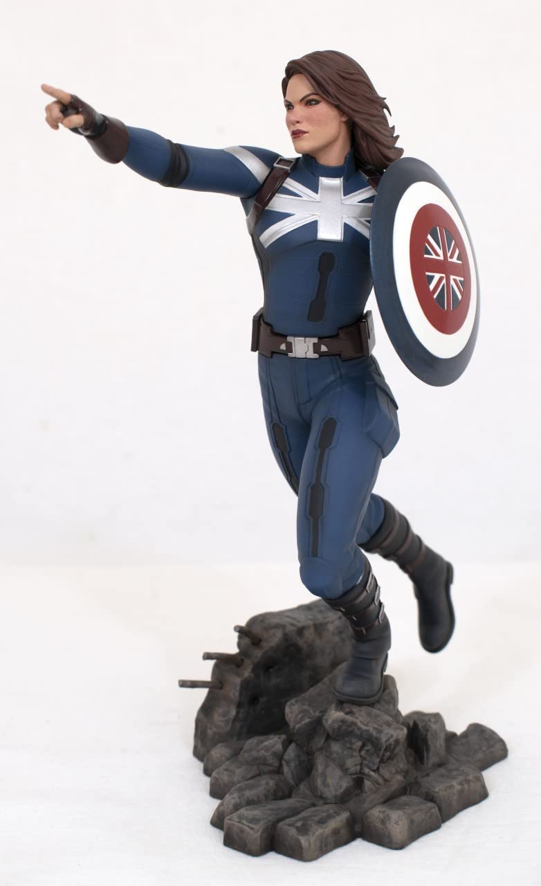 Diamond Select Toys Marvel Gallery Disney+: Captain Carter PVC Statue