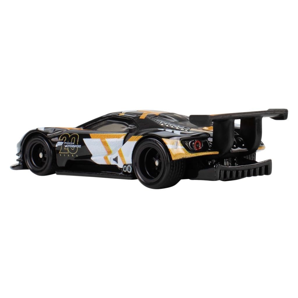 Hot Wheels Premium Pop Culture Forza 2016 Ford GT Race/Course 1:64 Scale Die-Cast Car, Metal Body & Real Riders Tires, Collector Vehicle JBL67