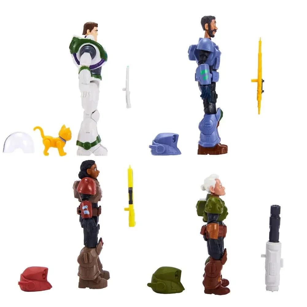 Disney and Pixar Lightyear Recruits to The Rescue 4 Pack 5 Inch Figures & Sox