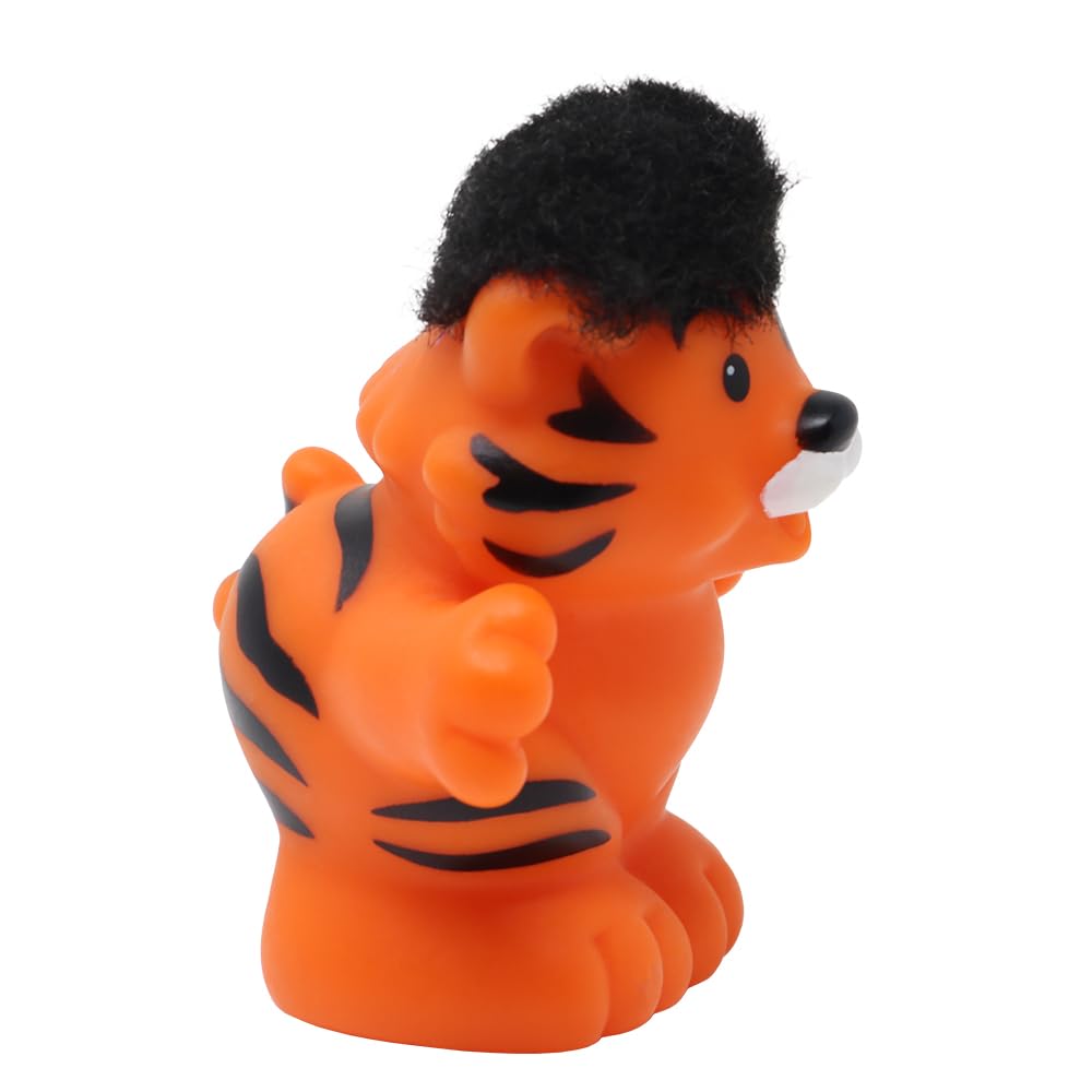 Fisher-Price Replacement Part for Collectible Little People Noah's Ark, Zoo or Circus Playset K0725 - Replacement Orange and Black Stripe Tiger Figure